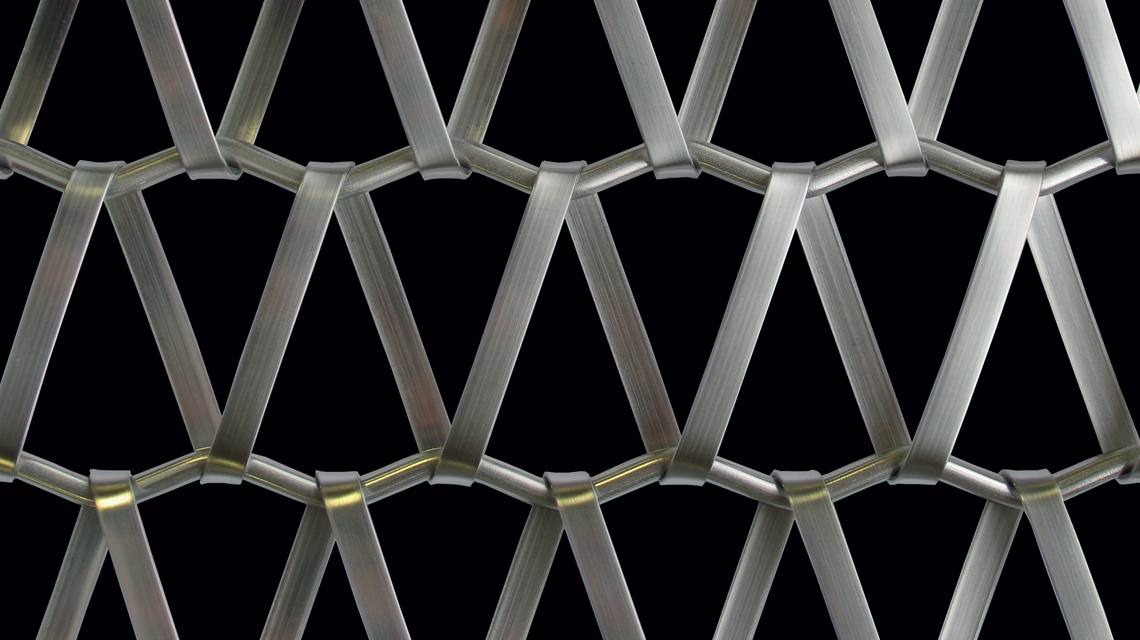 MAILLE METALLIQUE SPIRALEE INOX EIFFEL4050 www.maillemetaldesign.fr