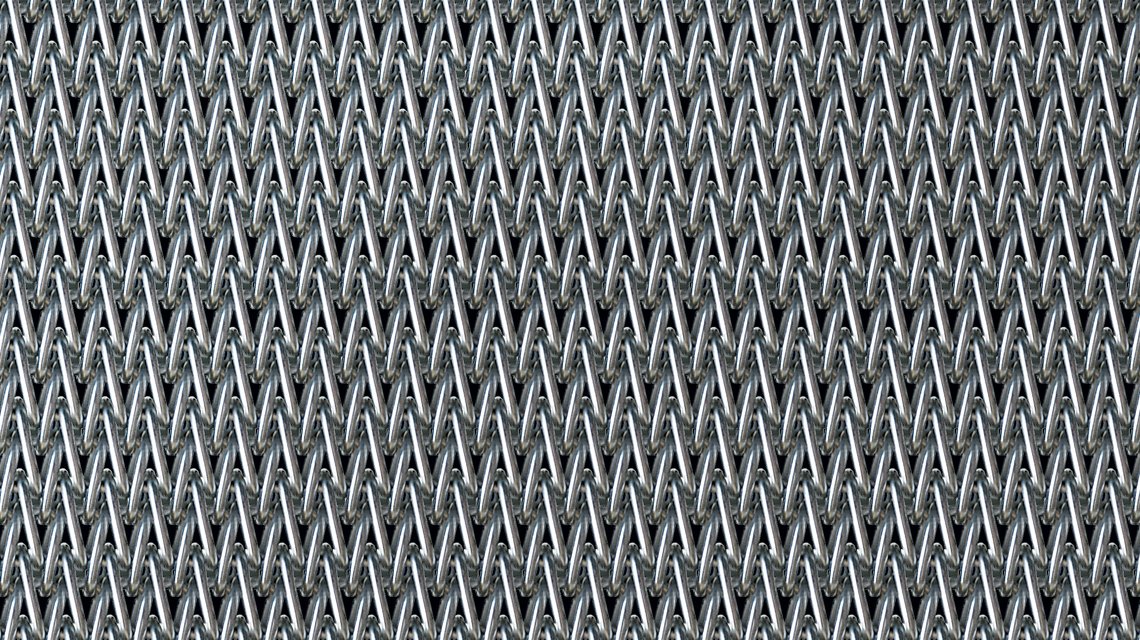 MAILLE METALLIQUE SPIRALEE INOX STERLING www.maillemetaldesign.fr