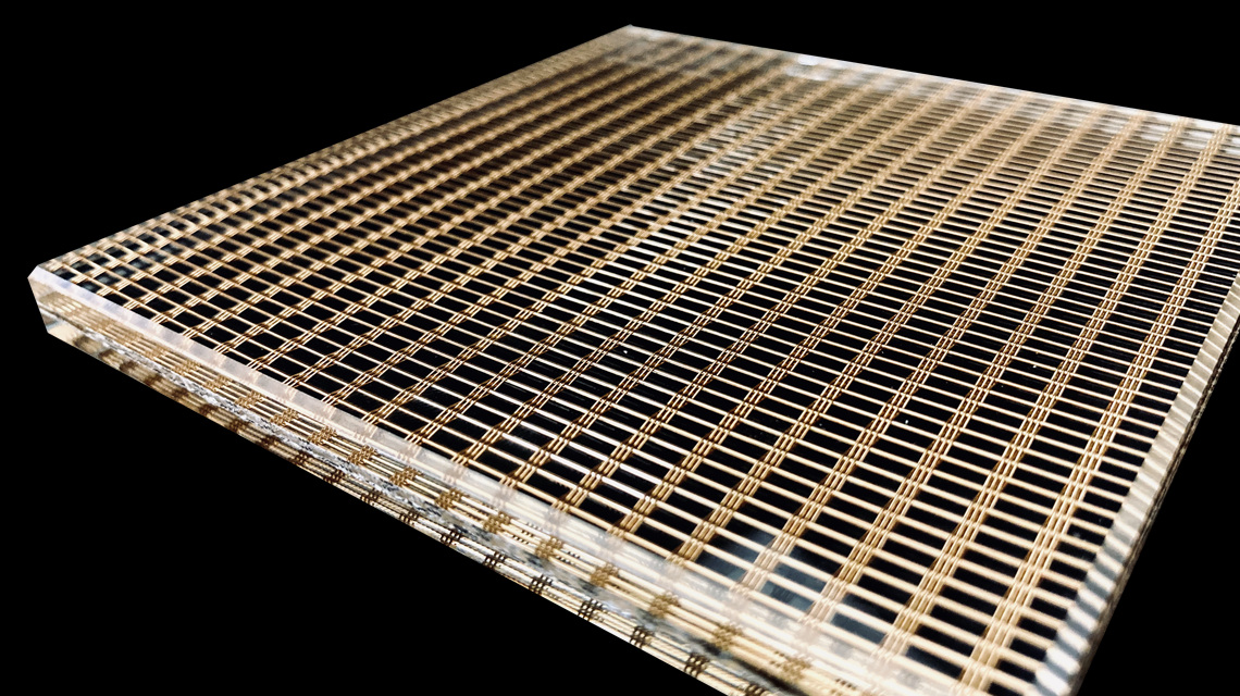 maille metallique architecture encapsulée www.maillemetaldesign.fr