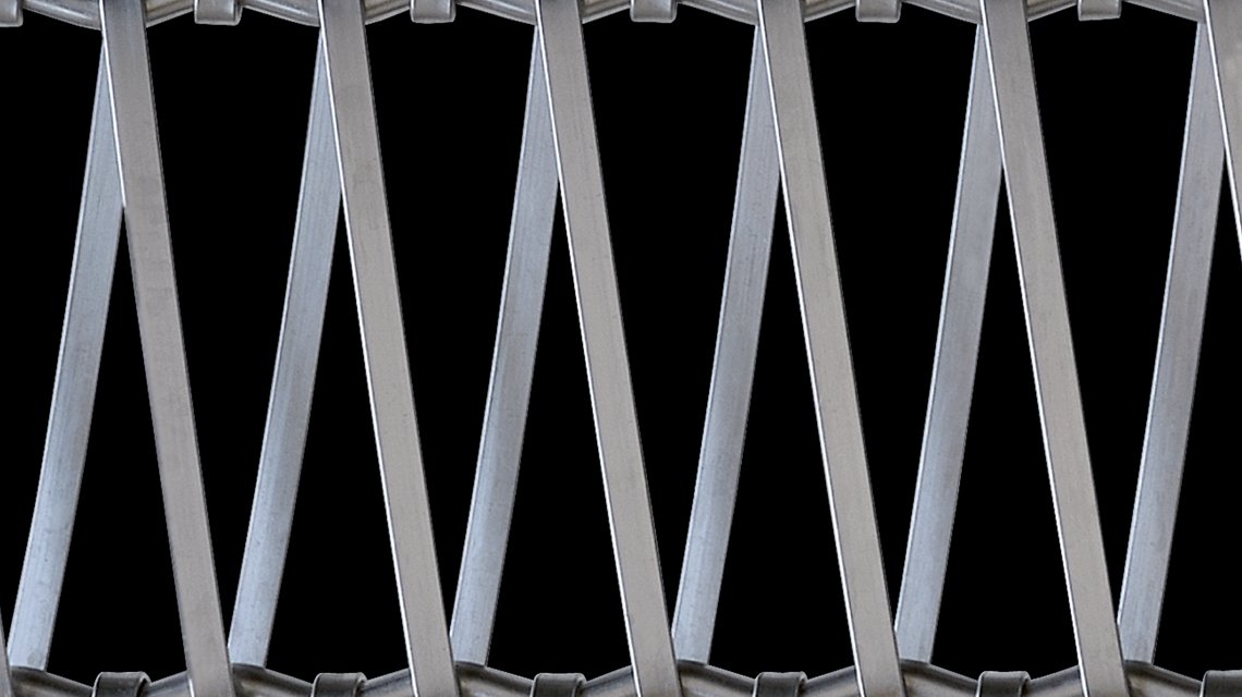 MAILLE METALLIQUE SPIRALEE INOX EIFFEL40100 www.maillemetaldesign.fr