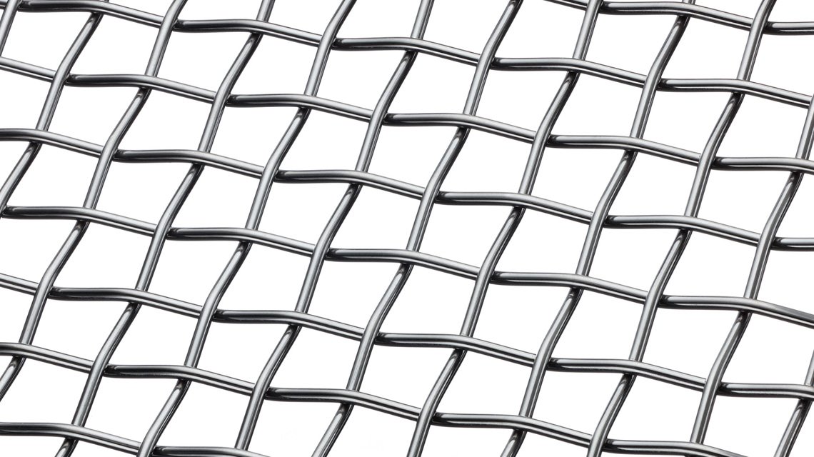 Maille métallique pour l'architecture intérieur et l'extérieur - <p>maille métallique architecturale fabriquée sur mesure pour de l’habillage mural, du mobilier, du plafond, bar, banque d’accueil</p>
