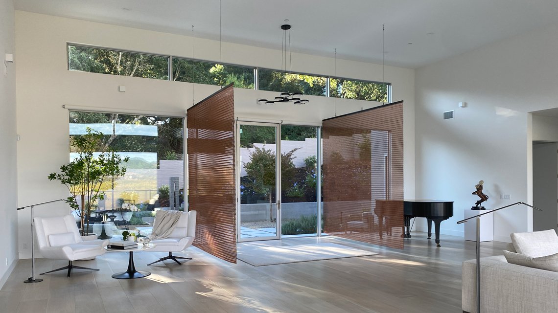 maille métallique séparateur d'espaces villa californie @maillemetaldesign - <p>maille métallique séparateur d’espaces villa californie @maillemetaldesign</p>