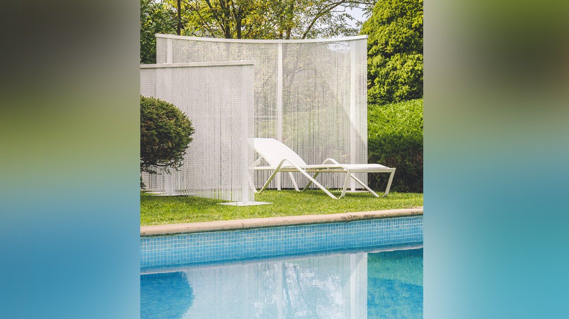 chaînes à maillons kriskadecor aluminium thermolaquée feel free - <p>séparatif ou clôture de jardin piscine chaînes à maillons kriskadecor aluminium thermolaquée feel free</p>