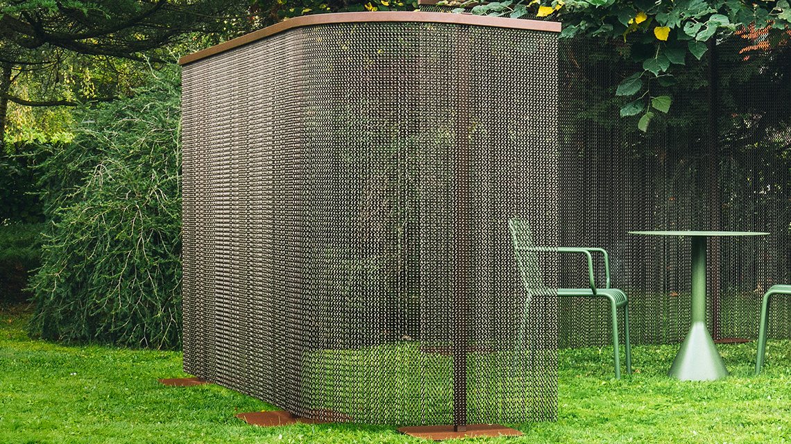 séparateur d'espaces extérieurs feel free en chaînes à maillons krisadecor - <p>séparateur d’espaces extérieurs feel free en chaînes à maillons krisadecor</p>