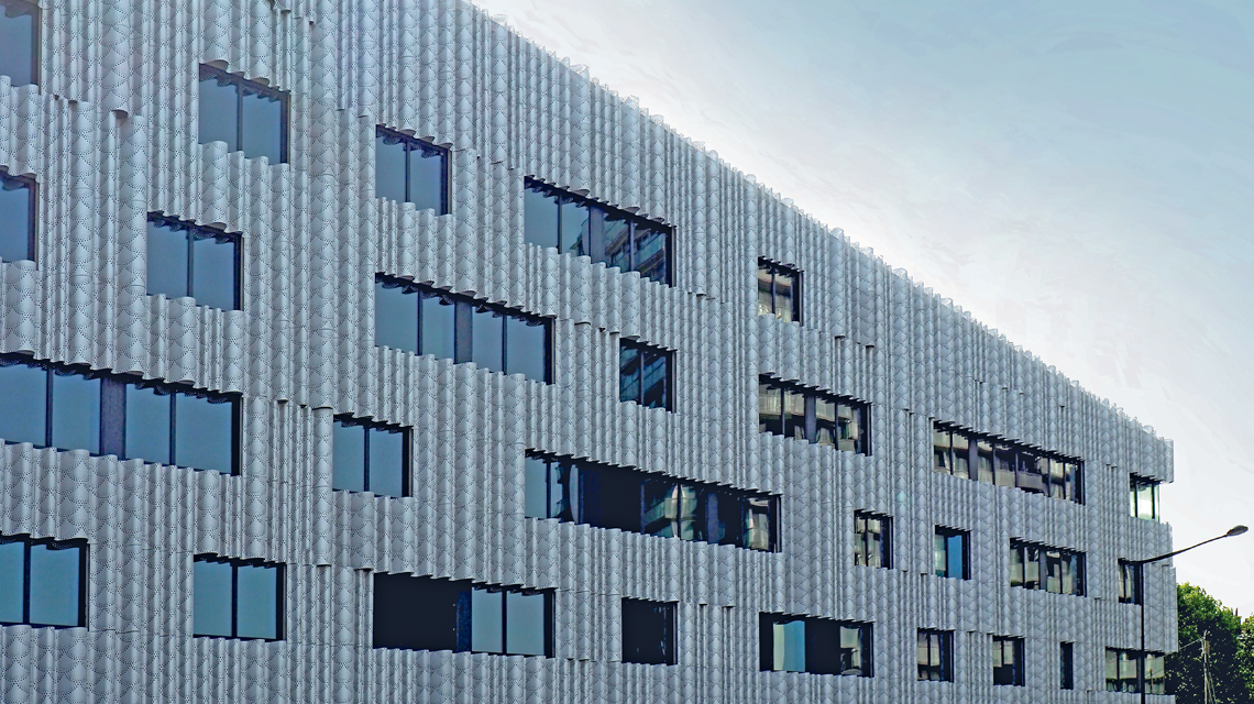 Appart Hôtel Odalys Paris Tôles perforées préformées wellTEC® www.maillemetaldesign.fr