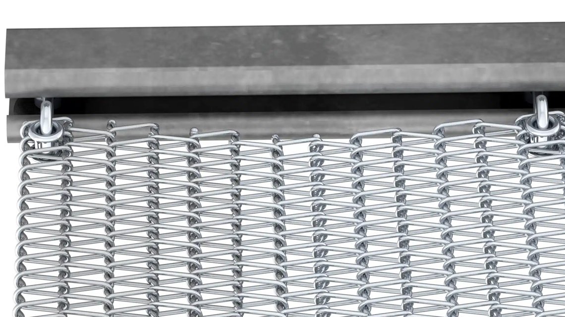Fixation TF40 pour fixer les rideaux en maille métallique  - <p>Fixation TF40 pour fixer les rideaux en maille métallique</p>