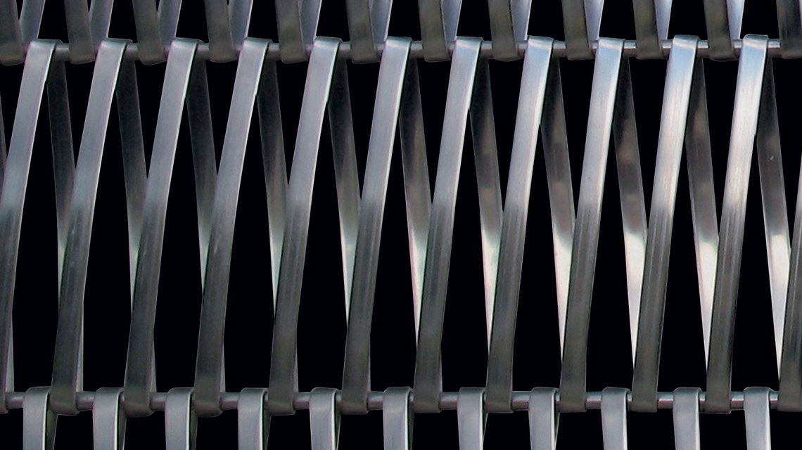 MAILLE METALLIQUE SPIRALEE INOX EIFFEL20150 www.maillemetaldesign.fr