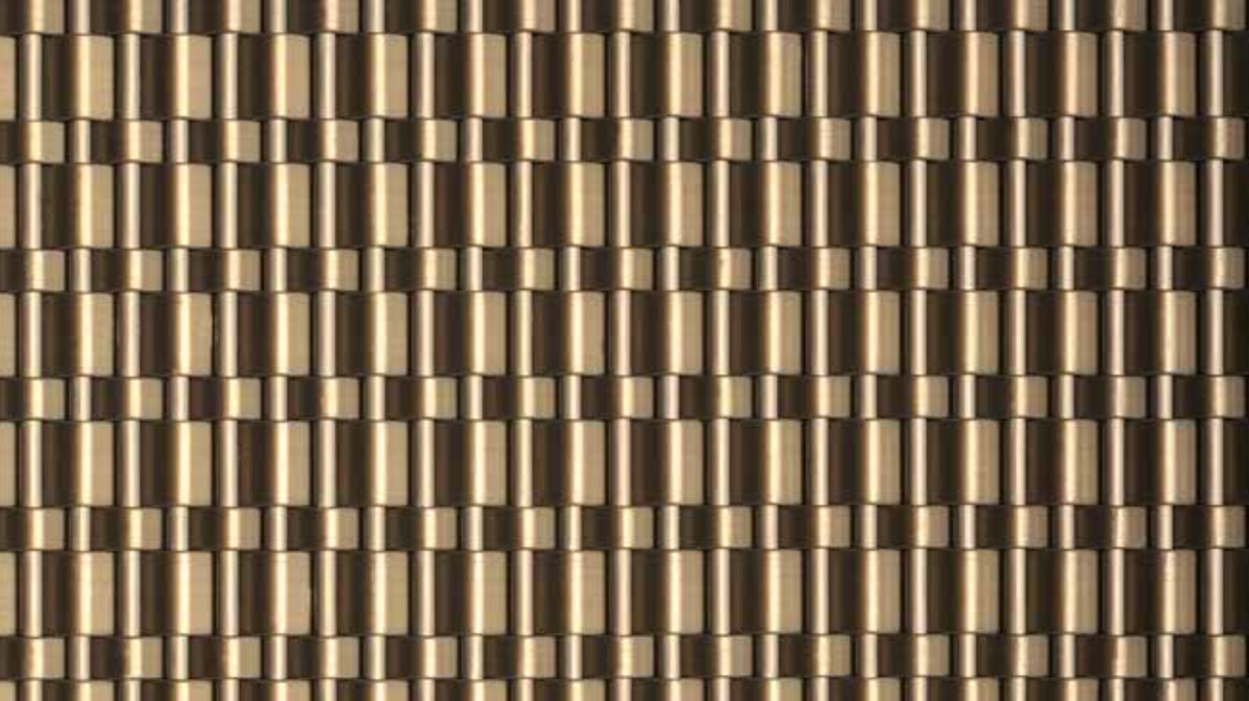Maille métallique JACOBSEN 612 ALUMINIUM BRONZE www.maillemetaldesign.fr - <p>Maille métallique JACOBSEN 612 ALUMINIUM BRONZE <a href=