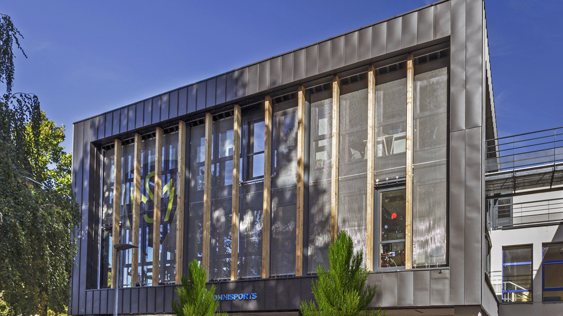 résille métallique architecturale acier inox VIRGO logo ASM www.maillemetaldesign.fr