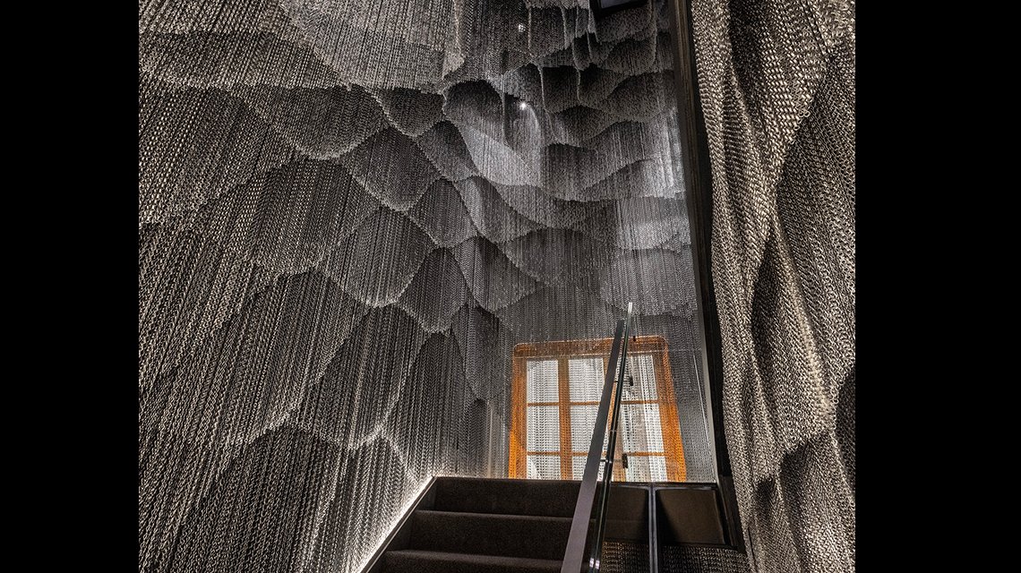 Casa Batlló Barcelone chaînes à maillons architecture intérieure Kengo Kuma  - <p>Casa Batlló Barcelone chaînes à maillons architecture intérieure Kengo Kuma</p>