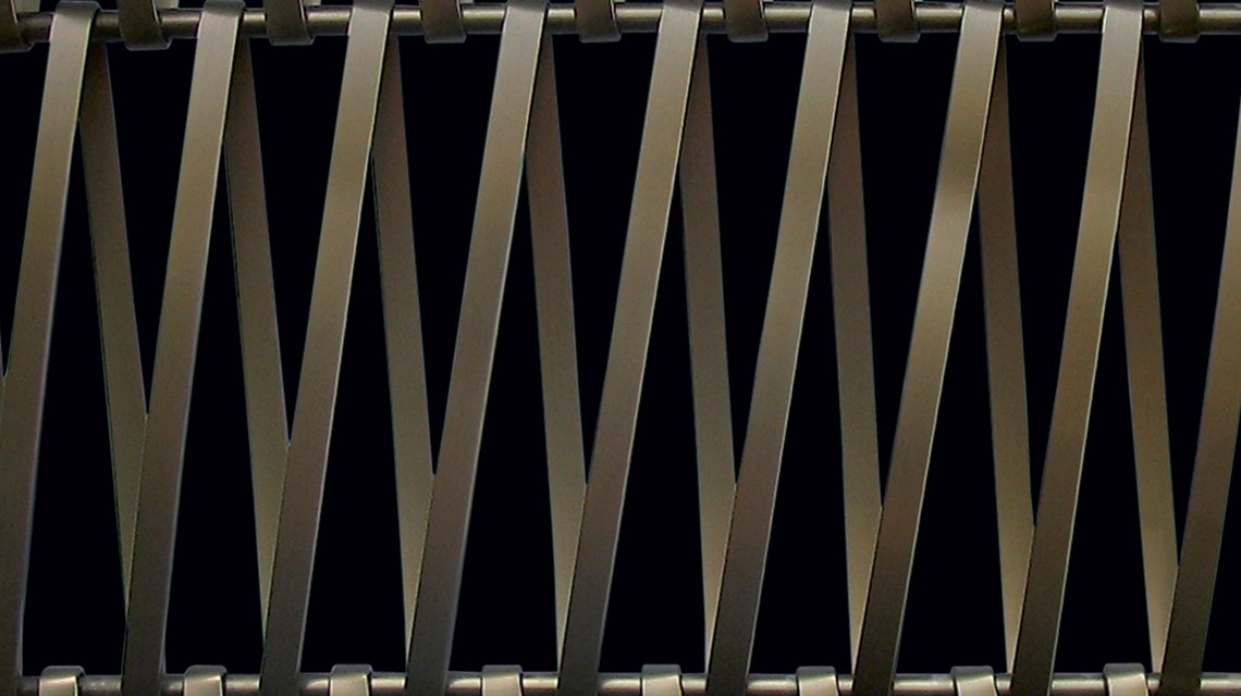 maille métallique spiralée aluminium anodisé bronze www.maillemetaldesign.fr