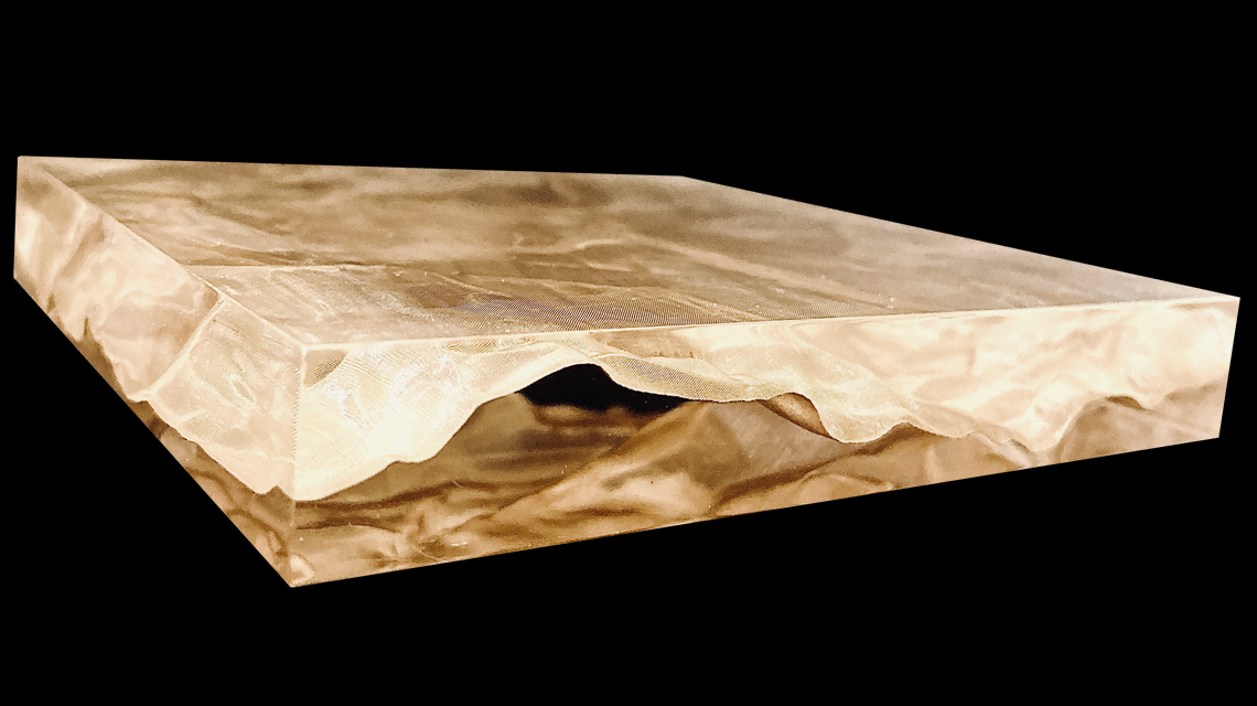 maille metallique architecture encapsulée www.maillemetaldesign.fr