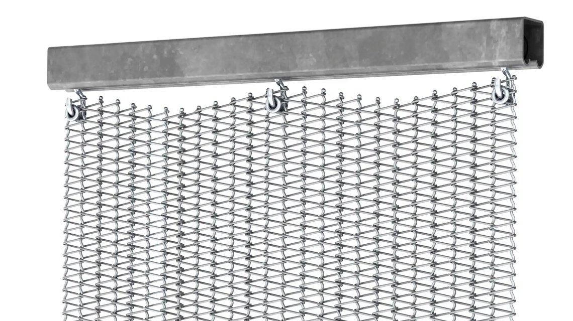 Fixation TF40 pour fixer les rideaux en maille métallique  - <p>Fixation TF40 pour fixer les rideaux en maille métallique.</p>