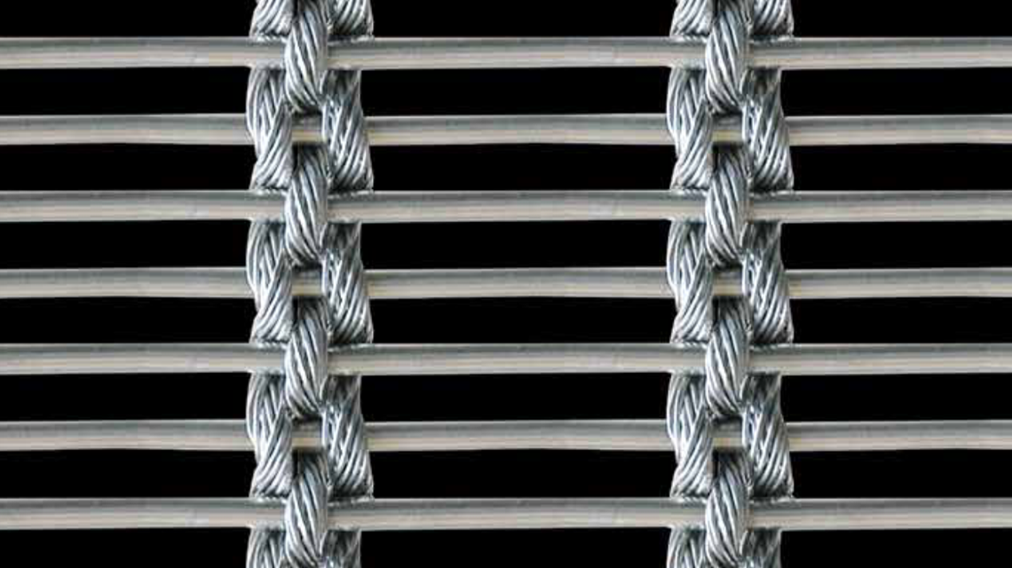 MAILLE METALLIQUE CABLEE INOX DA VINCI www.maillemetaldesign.fr