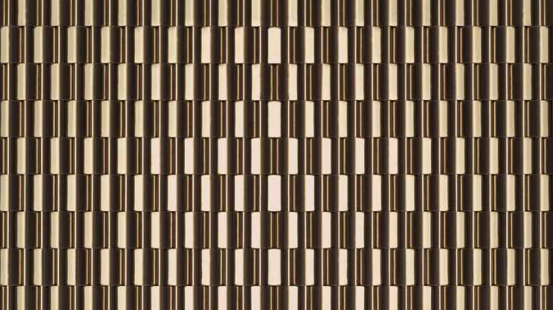 maille métallique architecture JACOBSEN anodisation bronze www.maillemetaldesign.fr